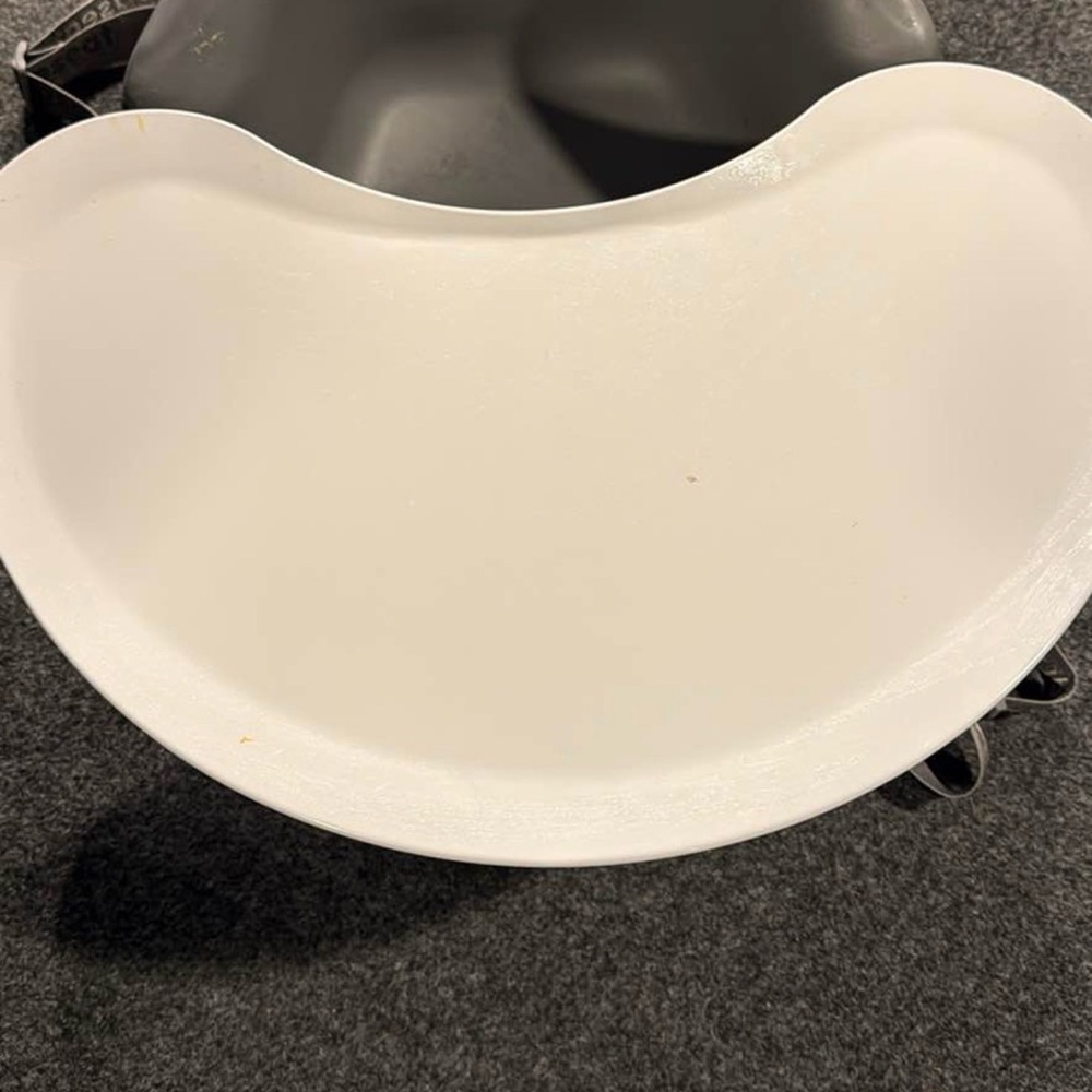 White Kids Booster Seat up seat